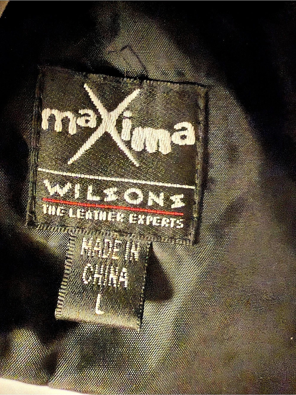 Vintage Y2K Wilsons Leather Maxima L Black Leather Corset Top Lace Goth